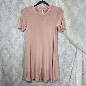 NWT BCBGeneration rose smoke mini swing dress size XS